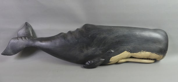 W. LICHTENSTEIGER WHALE PLAQUE