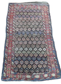 ANTIQUE CAUCASIAN SCATTER RUG