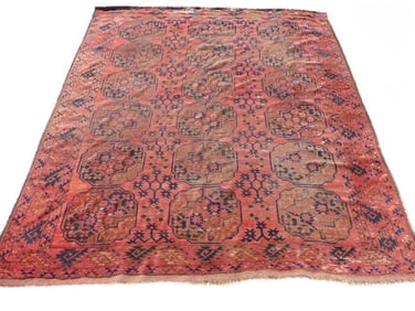 ANTIQUE TURKISH CARPET 8 X 9 FT