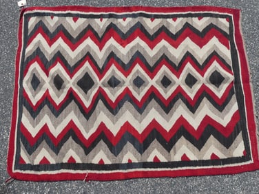 OLD NAVAJO RUG - 4 x 7 FT.