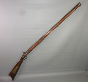 ANTIQUE TIGER MAPLE KENTUCKY RIFLE