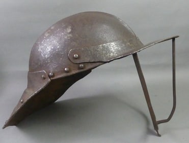ANTIQUE LOBSTER TAIL POT HELMET