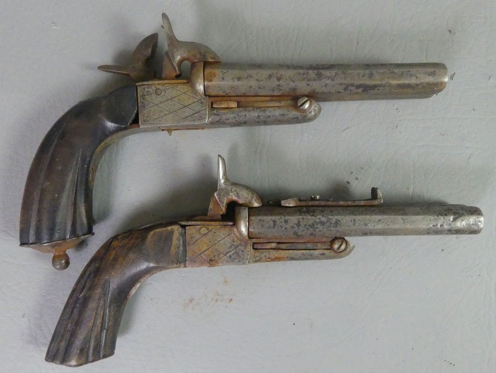 PAIR EUROPEAN DUELING PISTOLS (1 of 4)
