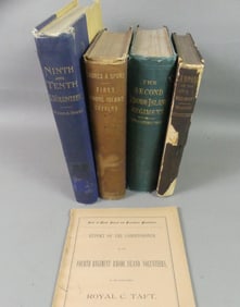 4 RI CIVIL WAR REGISTRY BOOKS - 1ST EDITIONS