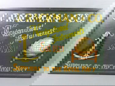 NAVIGATIONAL INSTRUMENTS WALL PLAQUE