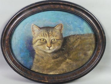OLD PORTRAIT OF CAT MITTENS