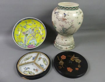 3 ANTIQUE JAPANESE ITEMS