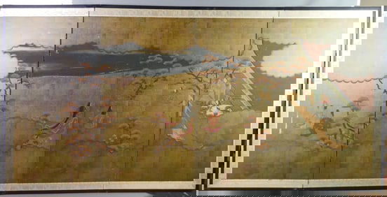 4 PANEL JAPANESE SCREEN