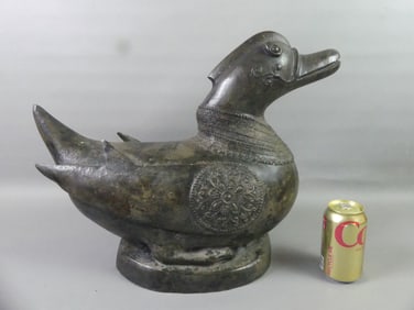 CHINESE BRONZE MANDARIN DUCK