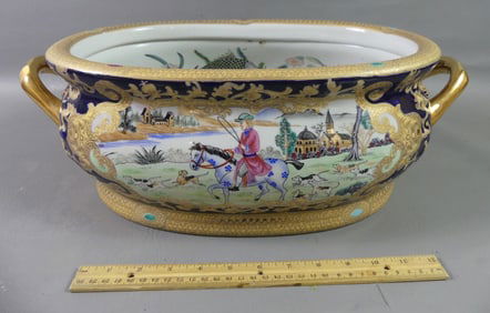 CHINESE CERAMIC FOOT BASIN