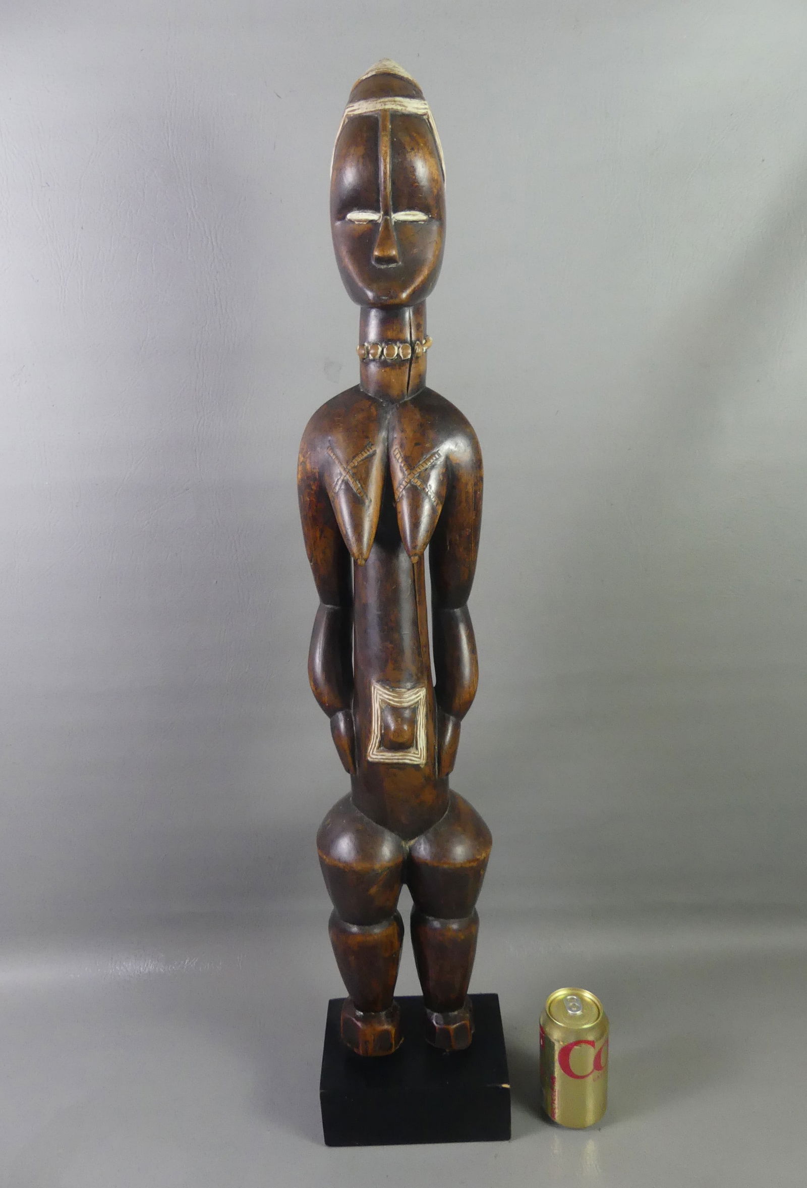 AFRICAN WOOD KULANGO FIGURE (1 of 3)