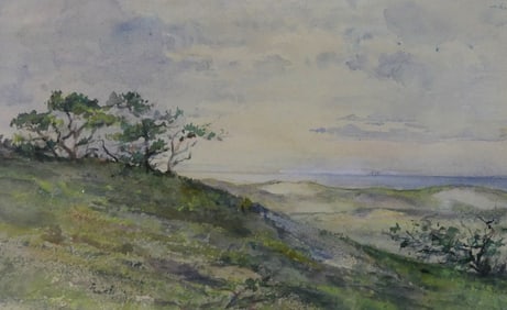 LANDSCAPE PAINTING - OCEAN BLUFF