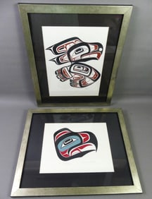 2 ALASKAN INUIT PRINTS