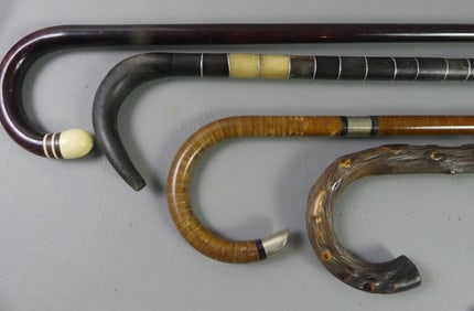 4 SHEPHERD HOOK CANES