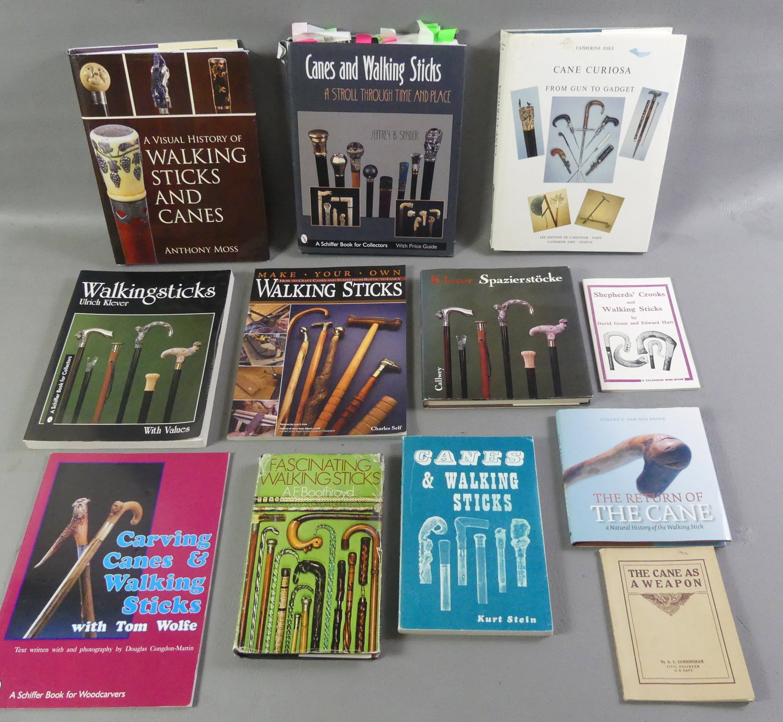 12 REFERENCE BOOKS ON CANES (1 of 6)