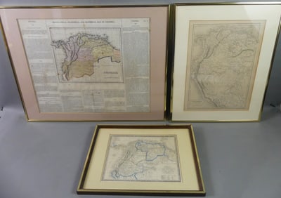 3 MAPS OF COLOMBIA
