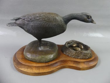 BRONZE GOOSE NEST - F. HOPPE