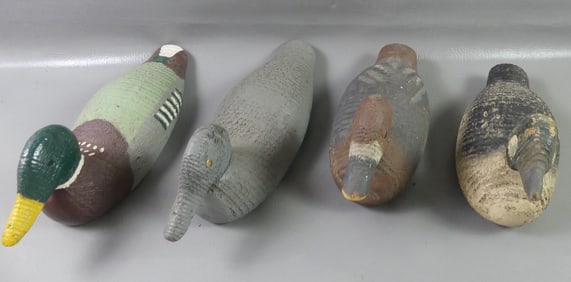 4 WOOD WORKING DECOYS - VICTOR