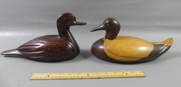 2 HEAVY WOOD DUCKS