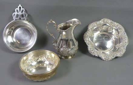 4 PIECES STERLING HOLLOWWARE