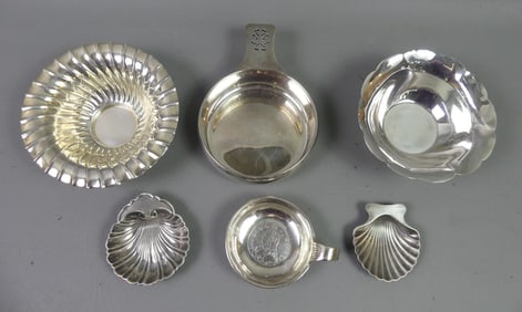 6 PIECES STERLING INCL. TIFFANY PORRINGER