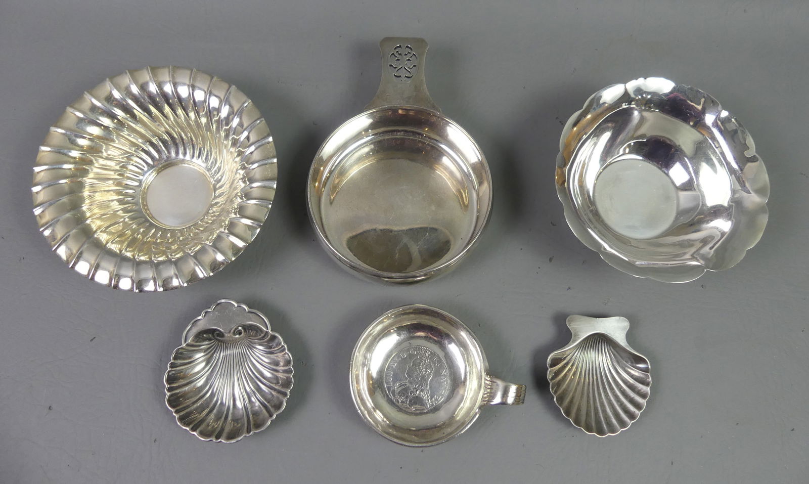 6 PIECES STERLING INCL. TIFFANY PORRINGER (1 of 2)