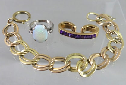 ASSORTED 10-14K GOLD JEWELRY LOT