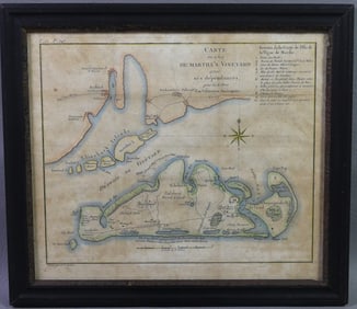 RARE 18TH C. MAP OF MARTHA'S VINEYARD