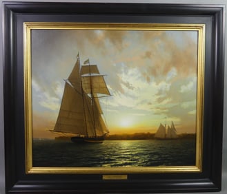 W. STORCK GICLEE - NANTUCKET SAILBOATS
