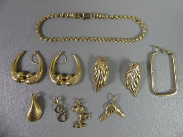 LOT OF 14K GOLD JEWELRY