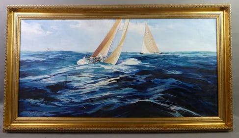 ELDON TRIMINGHAM III - YACHT PAINTING