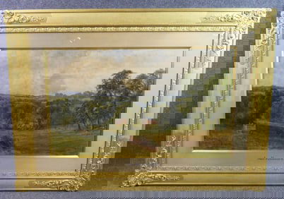 JOHN FAULKNER LARGE WATERCOLOR PAINTING