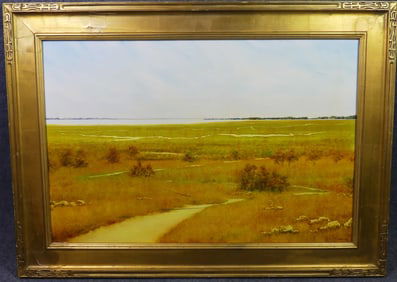 C.A. WALKER PAINTING - NANTUCKET MARSH