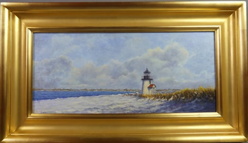 MARLA KORR - NANTUCKET HARBOR PAINTING