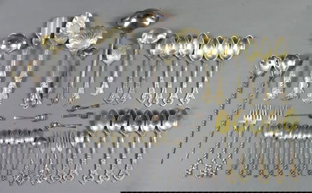 LOT ASSORTED SILVER FLATWARE