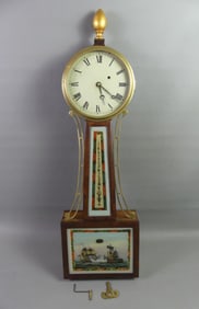 BOSTON BANJO CLOCK - NAVAL BATTLE