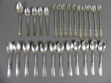 TIFFANY & GORHAM STERLING FLATWARE