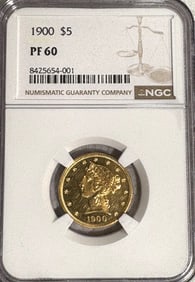 1900 GOLD LIBERTY HEAD $5 COIN