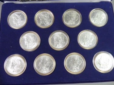 11 MORGAN SILVER DOLLARS
