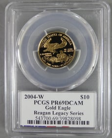 2004-W $10 GOLD COIN - GRADED