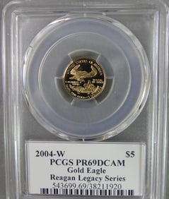 2004-W $5 GOLD COIN - GRADED
