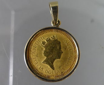 $15 AUSTRALIA 1990 GOLD COIN