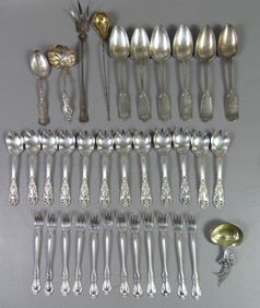 35 PCS STERLING FLATWARE