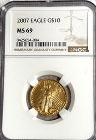 2007 GOLD EAGLE $10 COIN