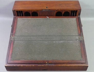 19TH C. SEA CAPTAIN PORTABLE DESK