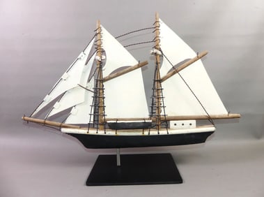 FRANK ADAMS SAILBOAT WEATHERVANE