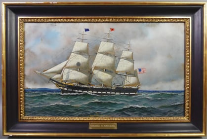 ANTONIO JACOBSEN - CHARLES MARSHALL SHIP PORTRAIT