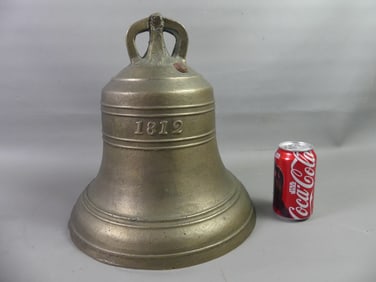 SHIP ALBION BRONZE BELL & EPHEMERA