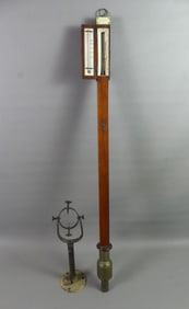 RARE STICK BAROMETER BY BLUNT, NY