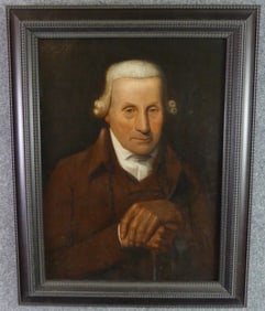 18TH C. AMERICAN PORTRAIT OF A GENTLEMAN